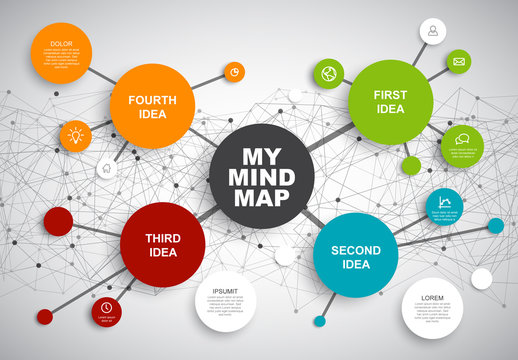 Mindmap Idea Infographic